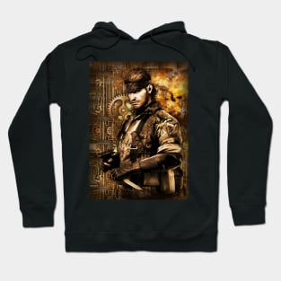 Solid Snake steampunk Hoodie